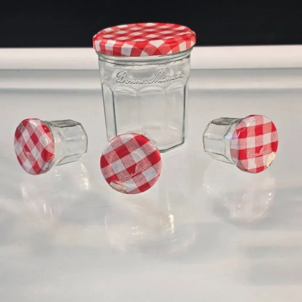 Vintage Glass Jars Bottles Retro Kitchen Decor Ball Wheaton Ardagh Lot of 9